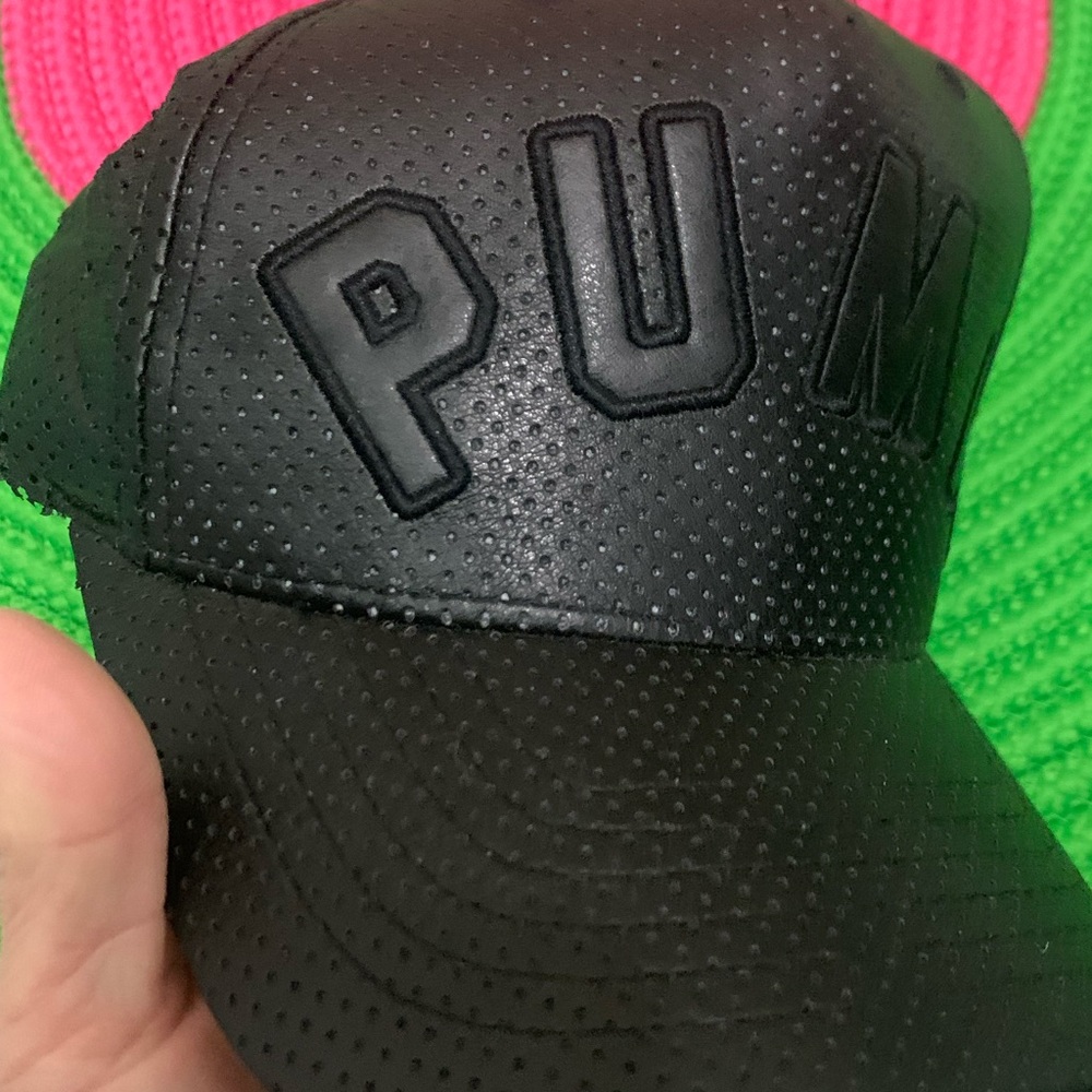PUMA faux leather hat!